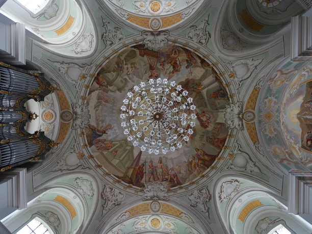 Deckengemälde Pfarrkirche St. Clemens Eschenlohe