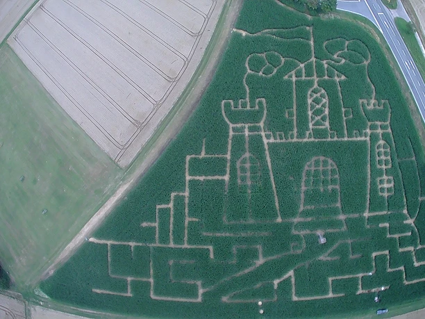 Maislabyrinth Hündelden