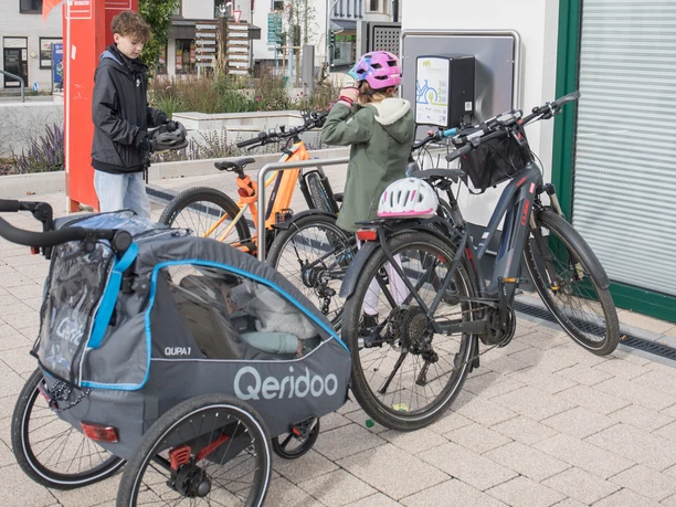 E-Bike Ladestation Marktplatz