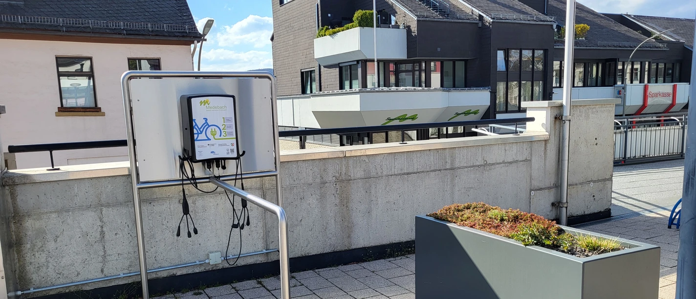 E-Bike Ladestation Marktplatz