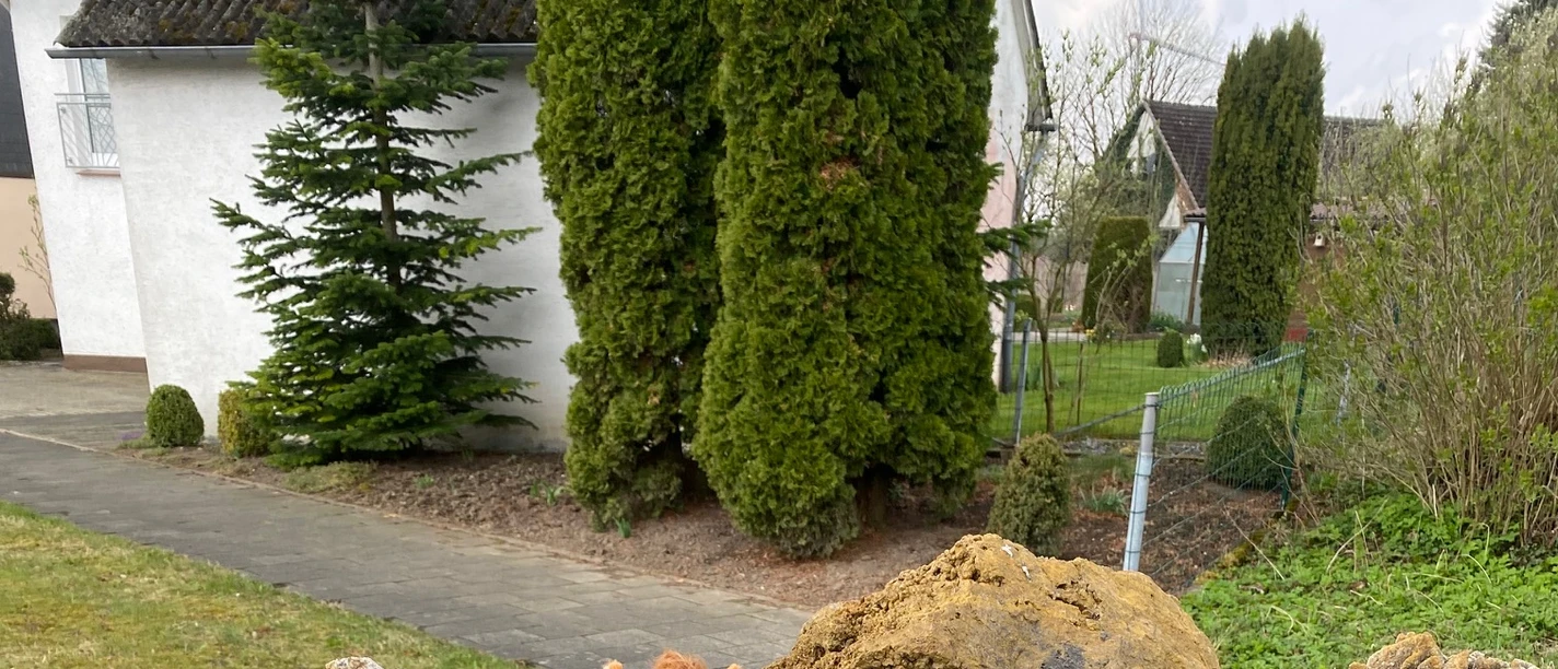 Hörmusuem Bleiwäsche Ein Bergbauwagen voller Gesteinsbrocken und ein kleiner Stofffuchs darauf am Hörmuseum Bleiwäsche.
