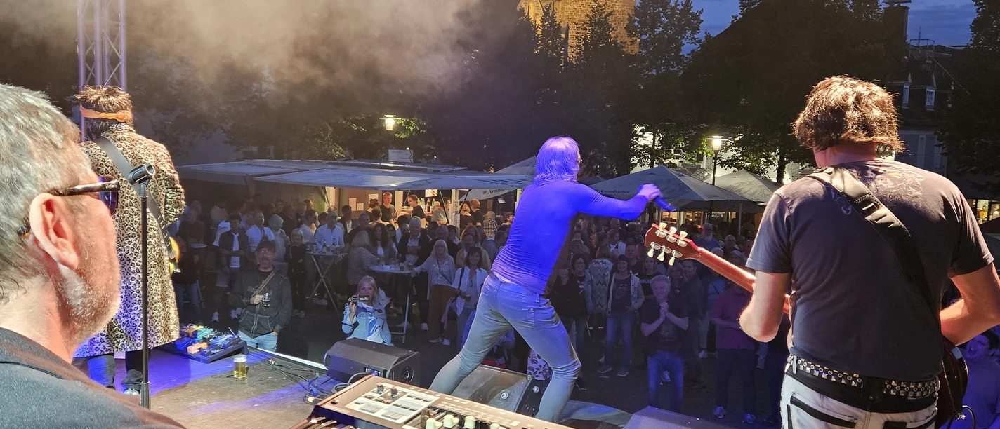 Kultursommer 2024 Olpe - Blick von der Bühne ins Publikum
