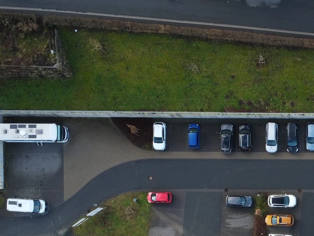 Stellplatz Luft.JPG Der Stellplatz in der Ansicht von oben