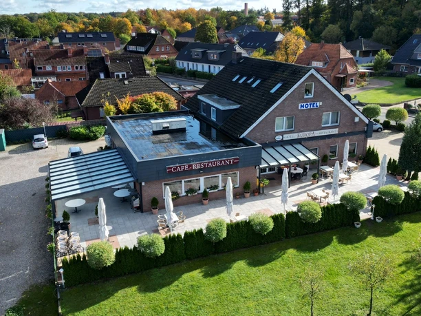 Luftbild vom Restaurant und Hotel Europa ftbild vom Restaurant und Hotel Europa