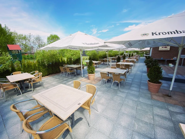 Terrasse im Restaurant Europa Terrasse im Restaurant Europa