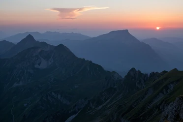 Herbst Wandern Abendstimmung Sonnenuntergang Brienzer Rothorn Sörenberg Maurin Bisig (13)