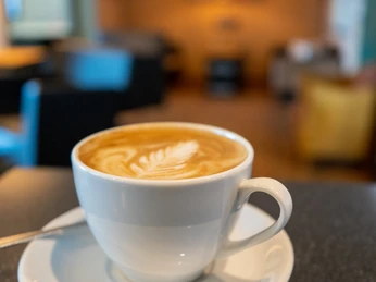 Frischer Kaffee in der Cafeteria der Sylt4Fun Halle