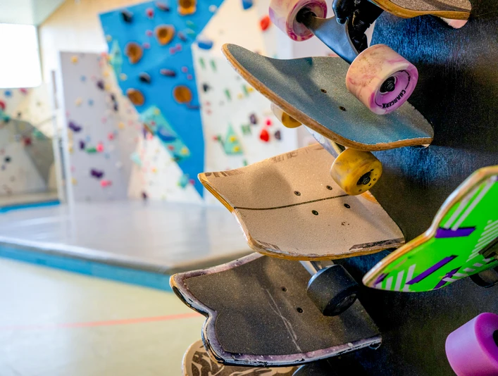 Bouldern und Skaten in der Sylt4Fun Halle