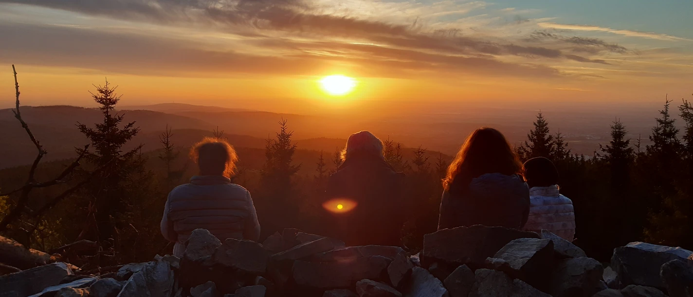Vollmond & Sonnenaufgang Vollmond & Sonnenaufgang