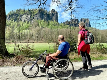 Auf dem Wenzelweg vor der Wildwiese