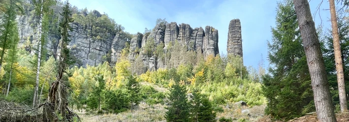 Blick von Osten zum Langen Horn mit dem Bloßstock