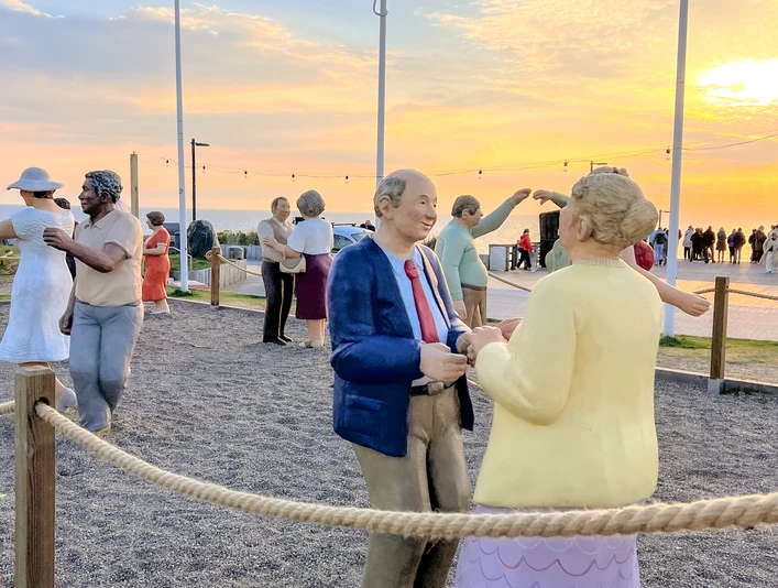 Schwofen vor einmaliger Kulisse