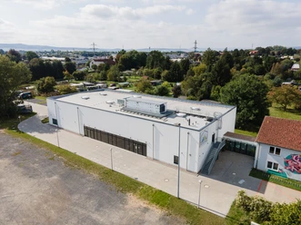 Multifunktionshalle Blick auf die Multifunktionshalle in Einbeck