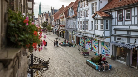 Blick in die Osterstraße