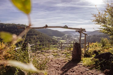 Aussicht vom Genussplatz an der Walterhütte Oberta