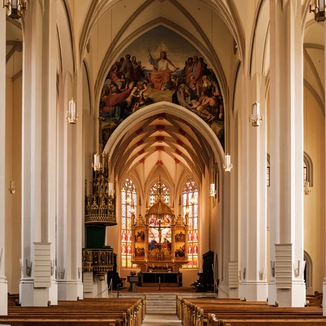 St. Aegidien Kirche in Oschatz - Innenansicht