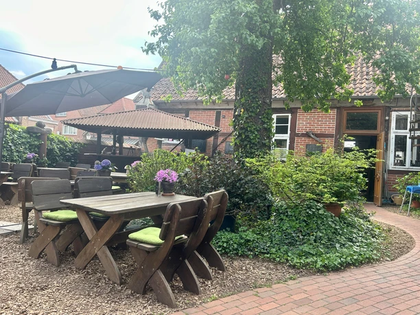 Biergarten des Bleckeder Brauhauses Biergarten des Bleckeder Brauhauses