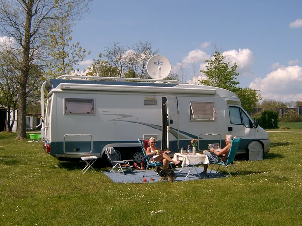 Camping an der Talsperre Pirk