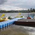 Bootsverleih an der Talsperre Pirk