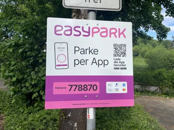 easypark Schild