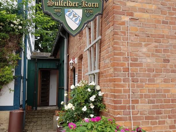 Das Eingangsschild "Sülfelder Korn" Zu sehen ist das Eingangsschild "Sülfelder Korn".