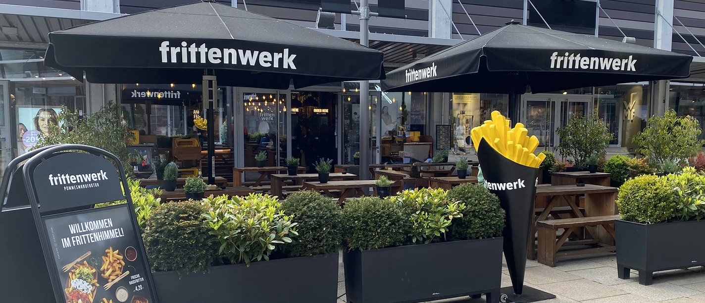 Exterior view of the Frittenwerk terrace