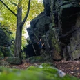 Boulderfelsen im Chemnitztal