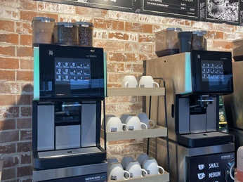 Kaffeeecke im Backwerk Kaffeeecke im Backwerk