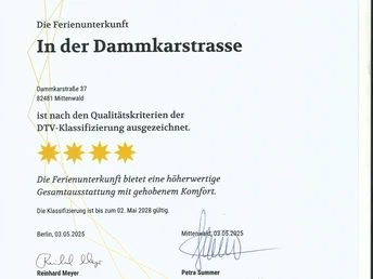 4Sterne 11.05.25 Urkunde