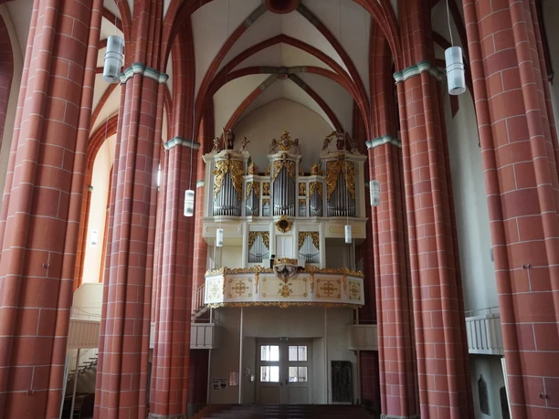Sicht auf Orgel St. Marienkirche