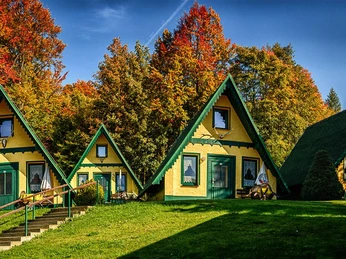 Unsere Finnhütten direkt am Hotel