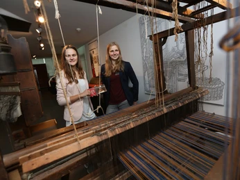 Webstuhl in den Priesterhäusern Zwickau