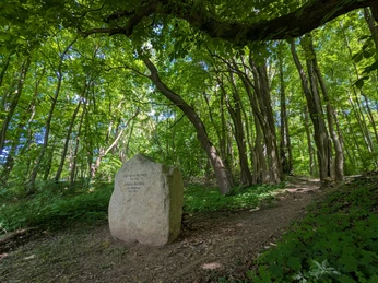 1Domeier Gedenkstein_Schutzhütte_Ausblick
