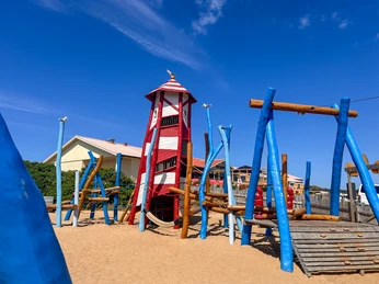 Spielplatz in der Nähe des Restaurants