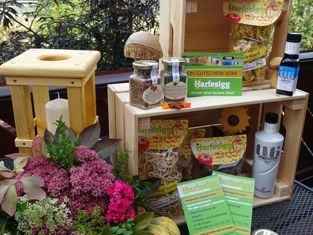 Produkte von der Nudelmanufaktur Harfesigg, Lugau