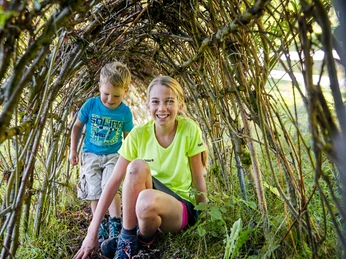 Familienausflug ins Zyberliland Weidentunnel