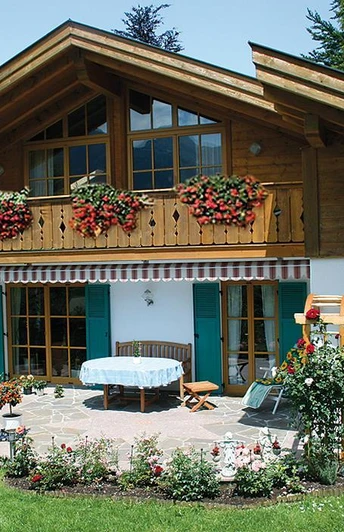 Südseite mit Balkon