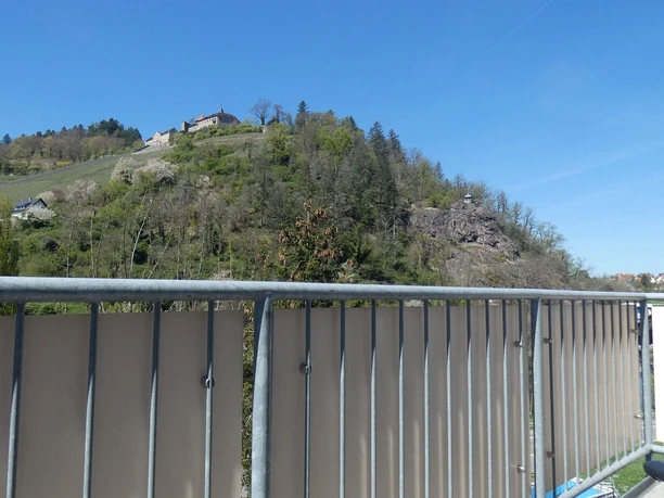 Blick vom Balkon