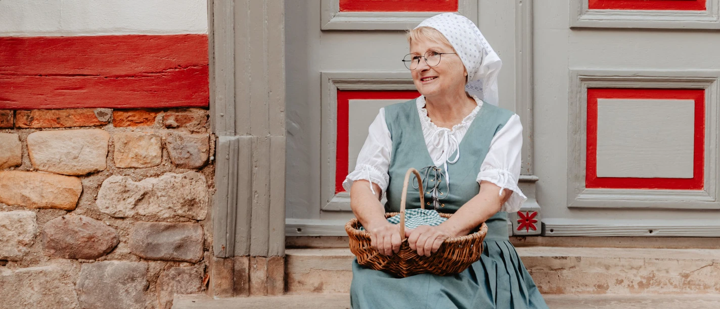 Friedchen, die Eierfrau