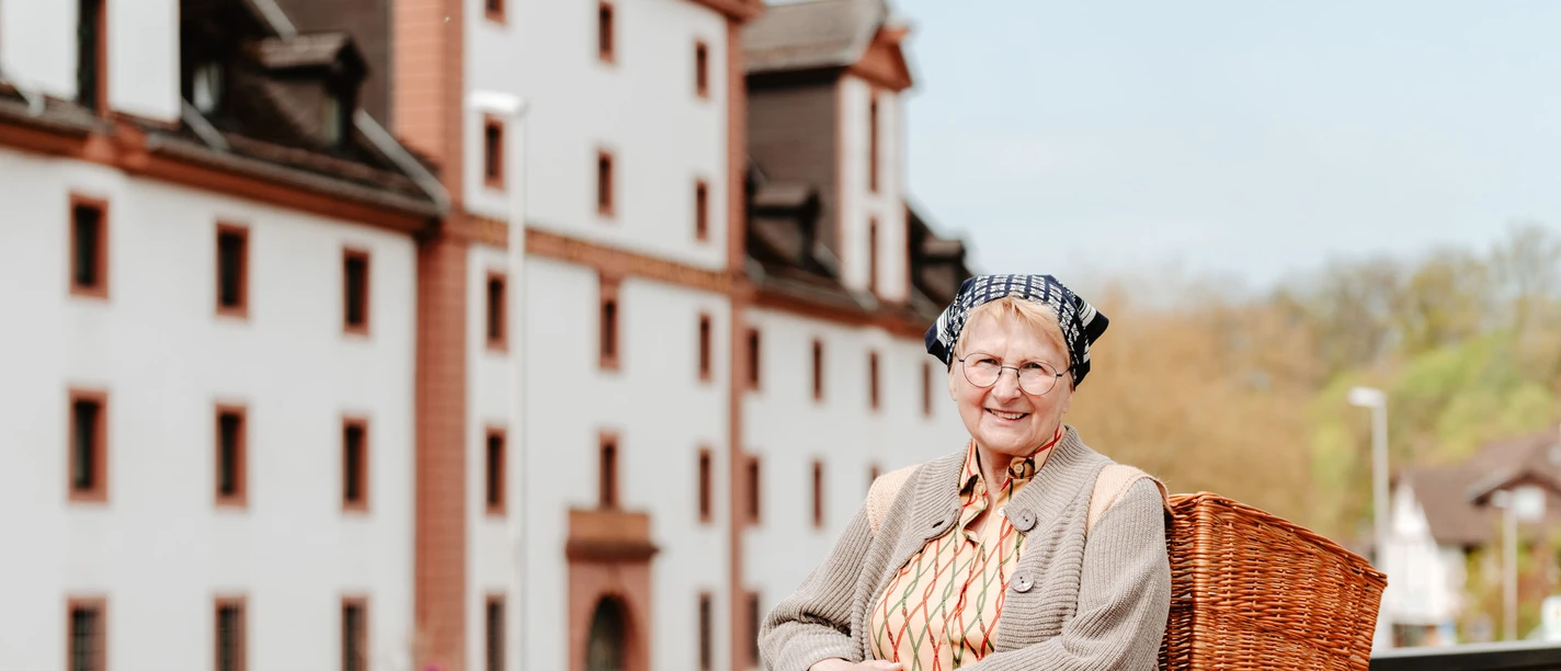 Berta, die Kiepenfrau