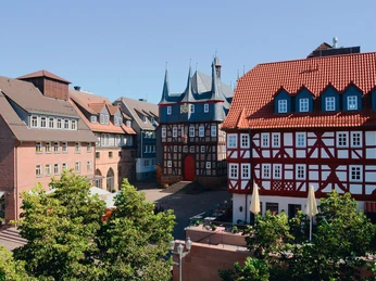 Rathaus Frankenberg (Eder) mit Marktplatz