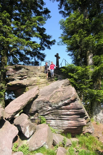 Gipfelkreuz am Bernsteinfels