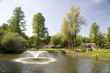 Springbrunnen im Zwischenahner Kurpark im Sommer