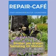Repaircafé Samstags 1920x1080.jpg Das Plakat zeigt ein schwarzes Fahrrad steht vor lila Blüten, im Hintergrund grüner Wald. Im oberen Bereich des Plakates in einem blauen Kasten steht Repair-Cafe, Stadt Wiesmoor eine gelbes X dann steht da weiter Kultur- und Kunstkreis. In unteren Bereich des Plakates steht in einem sehr hellen grauen Kasten "Immer an dem ersten Samstag im Monat. 11-15 Uhr in der KGS Werkstatt.