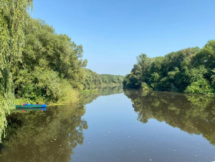 Flusslandschaft in Loxstedt beim Heibertshof