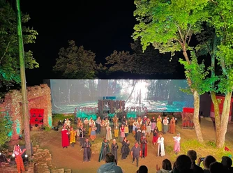 Harzer Bergtheater Thale - Aufführung von Walpurga Harzer Bergtheater Thale - Aufführung von Walpurga