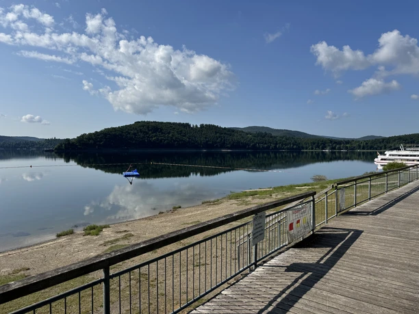 Steg am Strandbad Waldeck