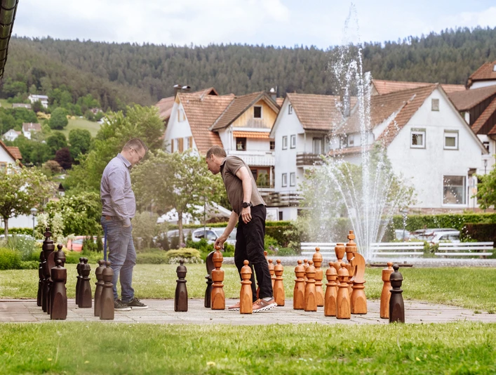 Dame- und Schachspiel in Baiersbronn