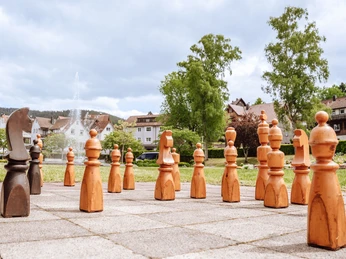 Dame- und Schachspiel in Baiersbronn