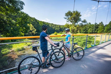 Chemnitztalradweg - Hängebrücke Auerswalde